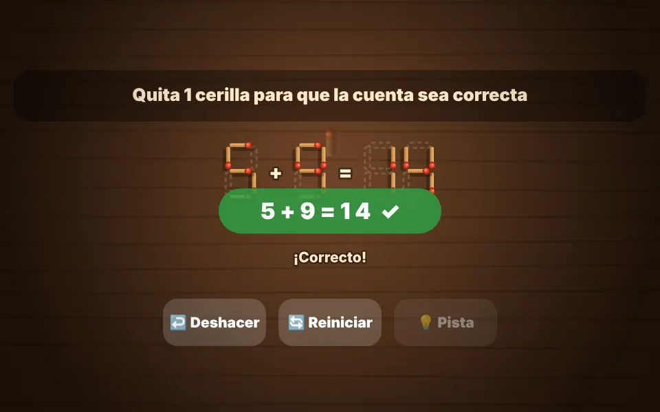 Screenshot of Matchsticks