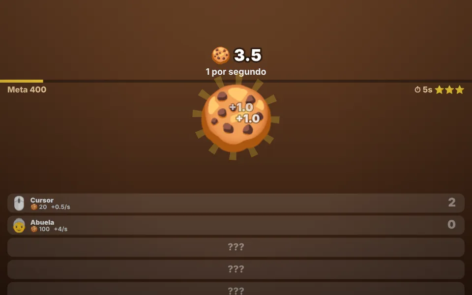 Captura de Galletas sin fin