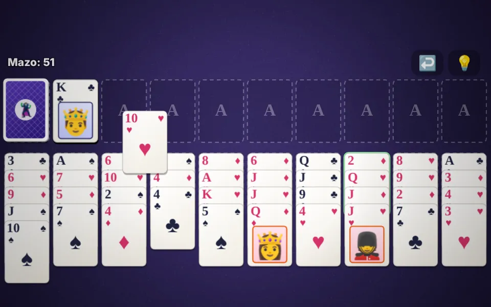 Screenshot of Forty Thieves