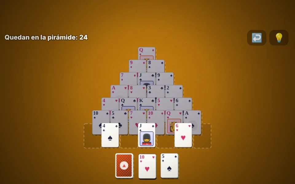 Captura de Pirámide de cartas